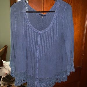 Blue American Eagle shirt